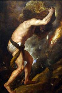 Sisyphys (1548–49) by Titian